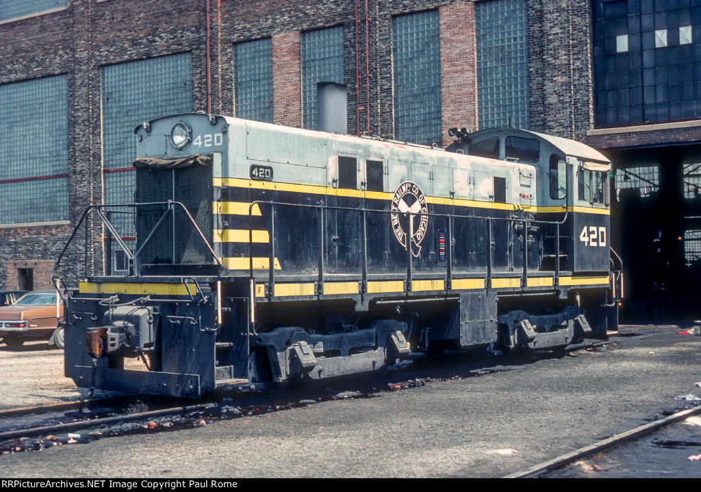 BRC 420, Alco S6 at Clearing Yard 